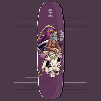 Sledge Deck featuring Hashed Skull #0323