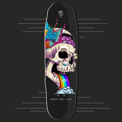 Sledge Deck featuring Hashed Skull #0046